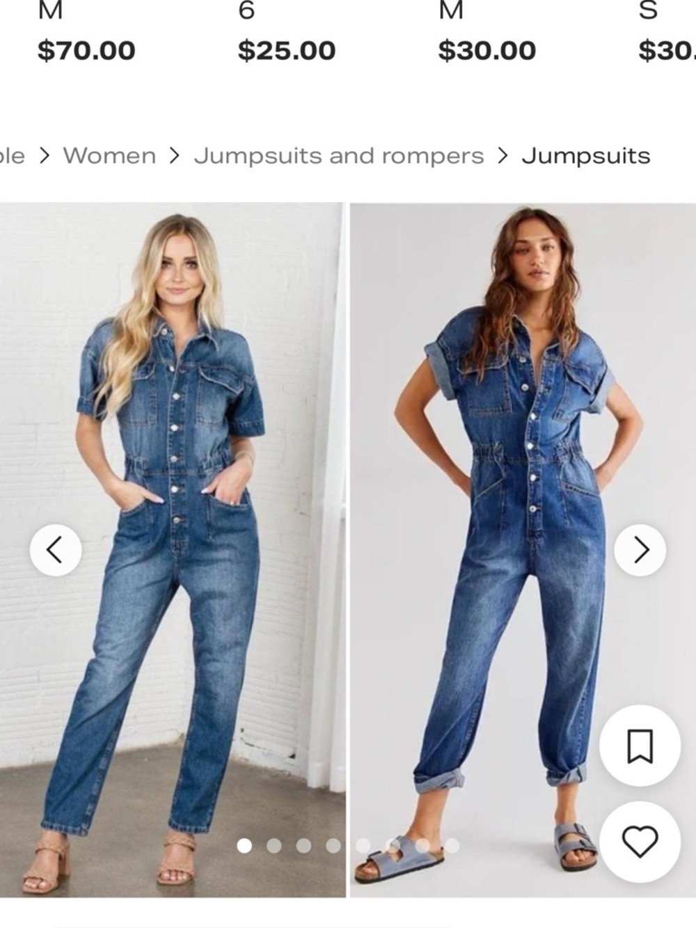 We The Free Marci Jumpsuit by Free People NWT